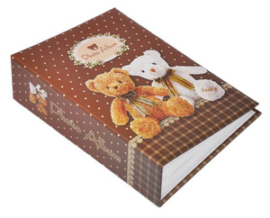 Album na 100 zdjęć w formacie 10x15 - BEARS - brązowy