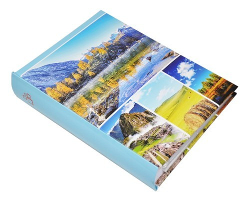 Album na zdjęcia w rozmiarze 10x15 cm - 100 zdjęć do wsuwania - VISTA - wielobarwny - widoki - wakacje