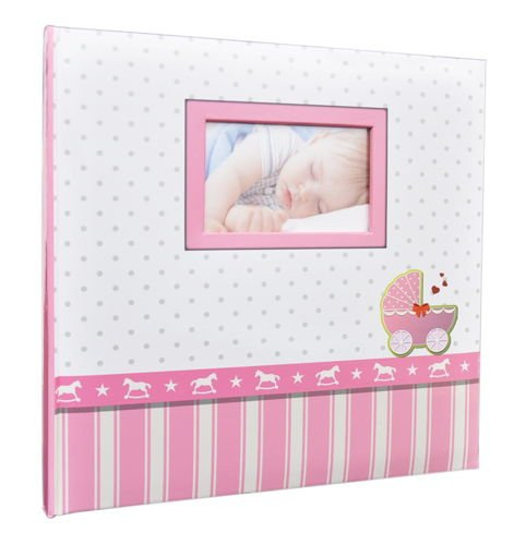 Album tradycyjny DBCSS10 BUGGY - różowy - Kremowe Karty