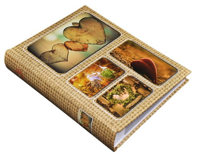 Album 10x15/200 LINEN - Brązowy