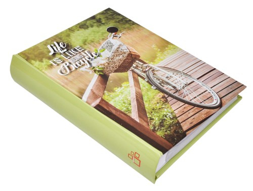 Album na zdjęcia w rozmiarze 10x15 cm - 200 zdjęć do wsuwania - BICYCLE - Zielony - rower
