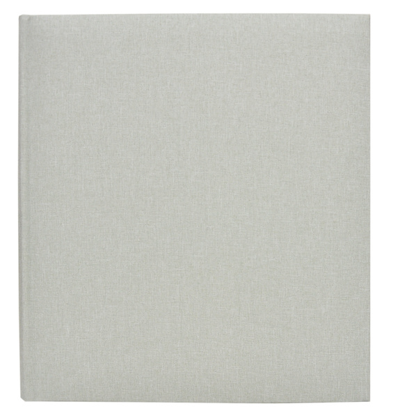 Album na zdjęcia do wklejania tradycyjny DBCL50 - LINEN SAGE - Szałwiowy - 50 kart 100 stron - CZARNE KARTY