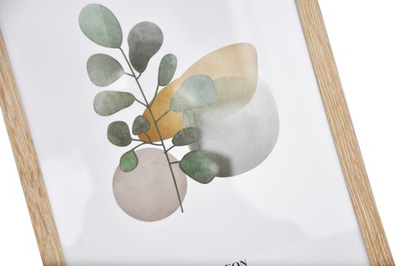 Ramka drewnopodobna - naturalna - format A4 21x29,7 cm- kolor naturalny - D921