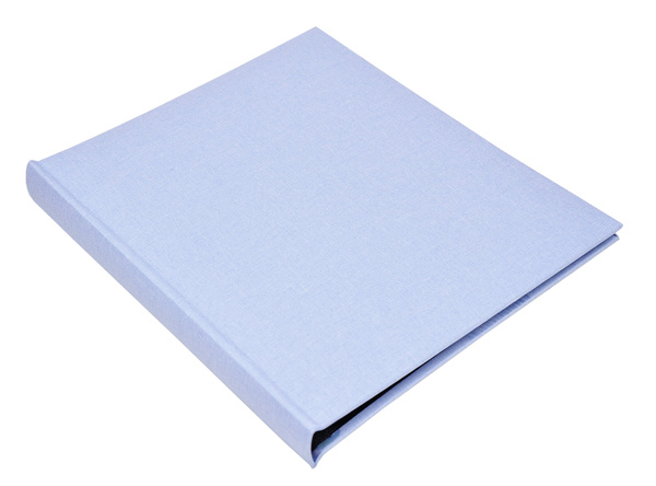 Album na zdjęcia do wklejania - tradycyjny DBCS20 LINEN SKY - Niebieski - Czarne karty - 40 kart 20 stron - materiałowa okładka