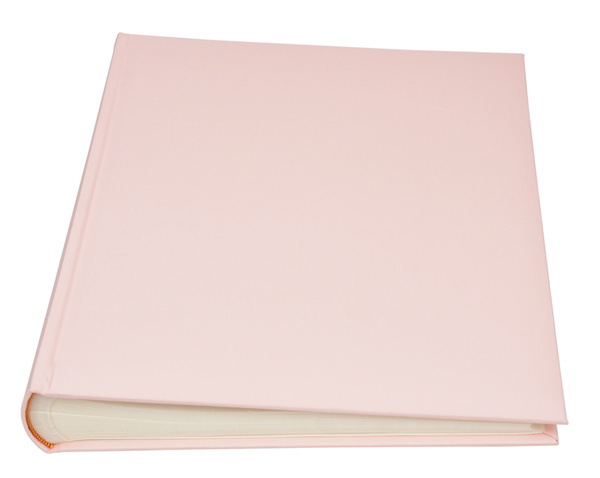 Album na zdjęcia do wklejania tradycyjny DBCL50 - Różowy - LINEN PEONY - 50 kart 100 stron - Kremowe karty