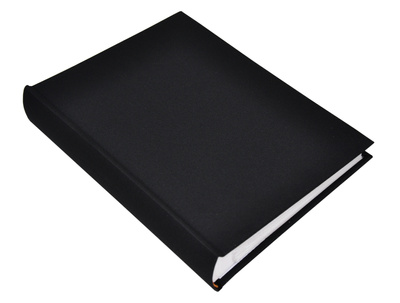 Album na zdjęcia w rozmiarze 10x15 cm - 200 zdjęć do wsuwania - LINEN BLACK - Czarny - płótno