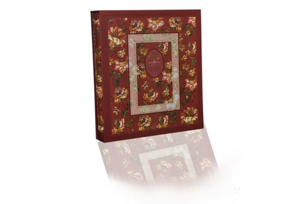 Album na 500 zdjęć w rozmiarze 10x15 cm Arras w pudełku - bordowy