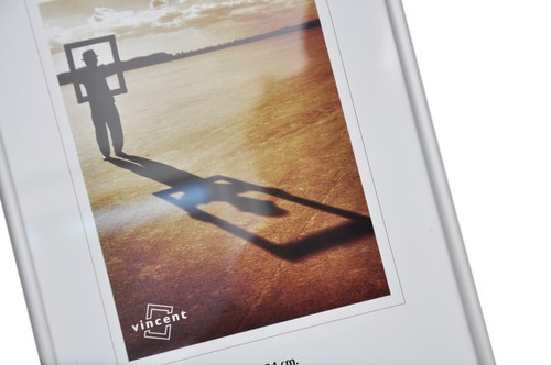 Aluminiowa ramka format 18x24 cm - srebrna