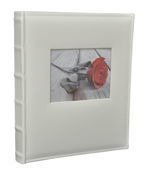 Album tradycyjny na zdjęcia do wklejania 20 kart 40 stron WHITE - ecru - kremowe karty
