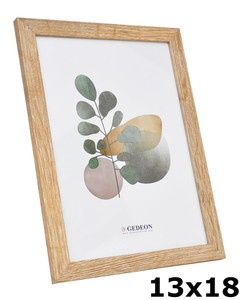 Ramka drewnopodobna - naturalna - format 13x18 cm- kolor naturalny jasny - D913