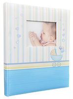 Album tradycyjny DBCS20 - BABY CHART - Niebieski - Niebieskie (turkusowe) Karty