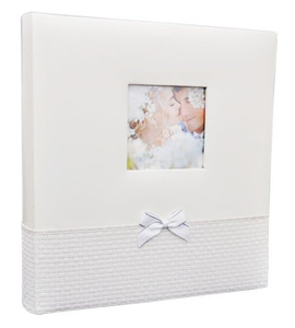 Album Tradycjny 50 kart BRIDAL- srebrny - CZARNE KARTY
