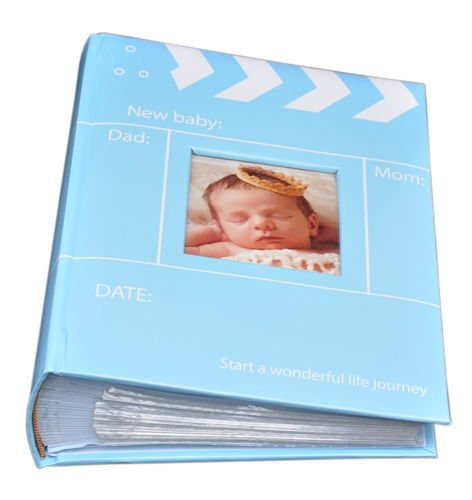 Album 10x15/300 SNAP - Niebieski - kolorowe karty