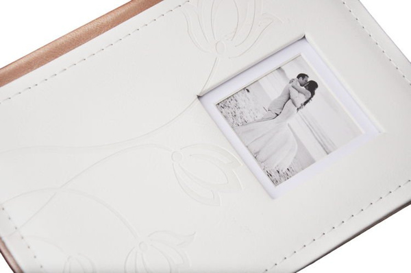 Album 10x158/50 Flower - biało-złoty