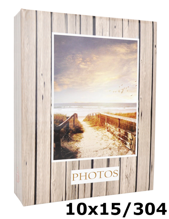 Album na zdjęcia w rozmiarze 10x15 - 304 zdjęcia do wsuwania - 10x15/304 BEACH - beżowy - widoczki
