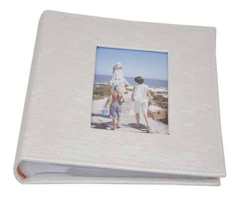 Album na 200 zdjęć do wsuwania w rozmiarze 10x15 cm CENTURY - biały - brokat