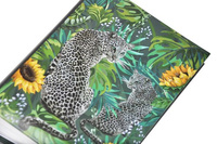 Album na 100 zdjęć do wsuwania w rozmiarze 10x15 cm - 10x15/100 ZOO - Zielony - lampart