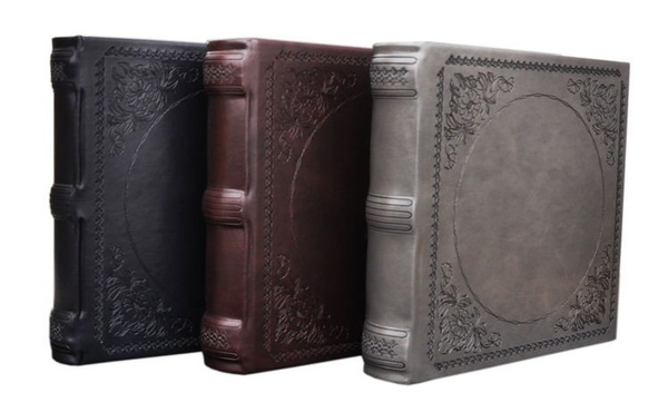 Ekskluzywny zestaw 3 albumów 10x15/200 DECOR SET 4 - granat, mahoń, szary