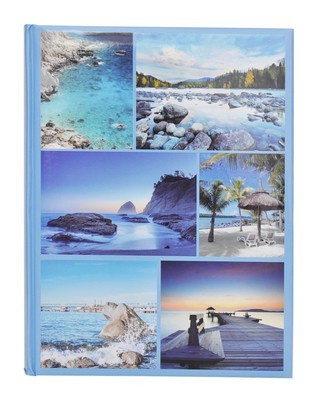 Album na zdjęcia w rozmiarze 10x15 cm - 300 zdjęć do wsuwania - MAR - widoki - niebieski