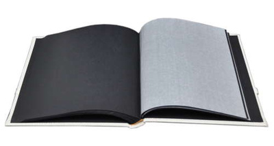 Album na zdjęcia do wklejania tradycyjny DBCS30 CENTURY  - 30 kart - Kawa z mlekiem  - CZARNE KARTY