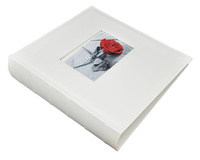 Album na zdjęcia do wklejania - tradycyjny - 50 kart 100 stron - DBCL50 WHITE - ecru - Kremowe Karty