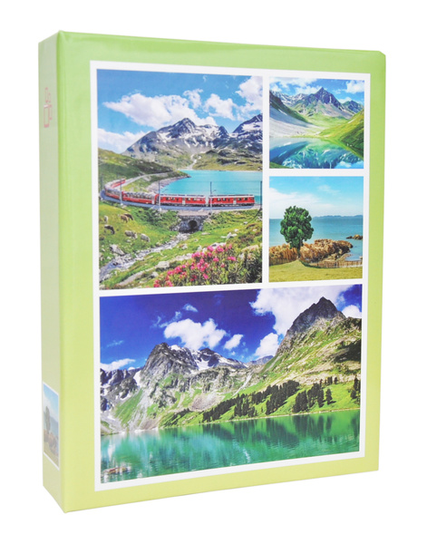 Album na zdjęcia w rozmiarze 10x15 - 304 zdjęcia do wsuwania - 10x15/304 SUNSET - Zielony - widoczki 