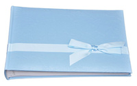 Album tradycyjny FA 5196 SILK RIBBON - Niebiieski - białe karty