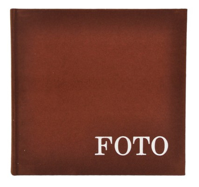 Album DECOR 216  na 200 zdjęć w formacie 10x15 cm - brąz - miękki zamsz 