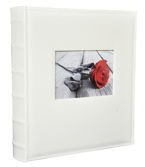 Album na zdjęcia do wklejania - tradycyjny - 50 kart 100 stron - DBCL50 WHITE - ecru - Kremowe Karty