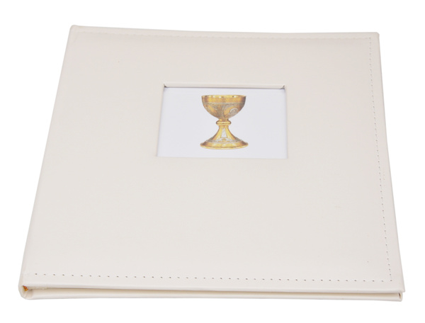Album na zdjęcia do wklejania 10 kart 20 stron tradycyjny DBCSS10 WHITE KOMUNIA - kremowy - Kremowe karty - KOMUNIJNY