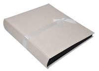 Album Tradycjny 50 kart SILK- Kremowy - CZARNE KARTY