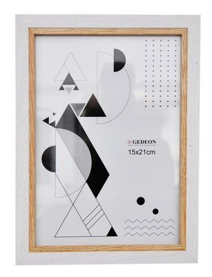 Ramka drewniana format 15x21 cm- kolor kremowy - WB15