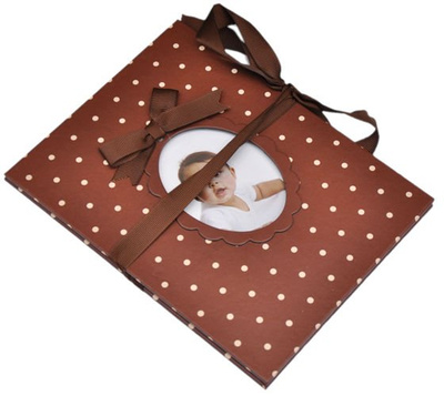 Album harmonijka typu jamnik 13x18/12 - YOUNG CHILD - dziecięcy - Brązowy