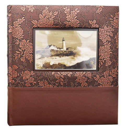 Duży Album Tradycjny SMART 50 kart - Miedziany - CZARNE KARTY