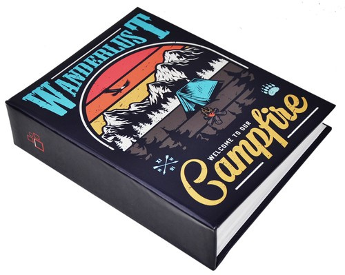 Album na zdjęcia w rozmiarze 10x15 - 304 zdjęcia do wsuwania - 10x15/304 ADVENTURE - granatowy -  widoczki animowane