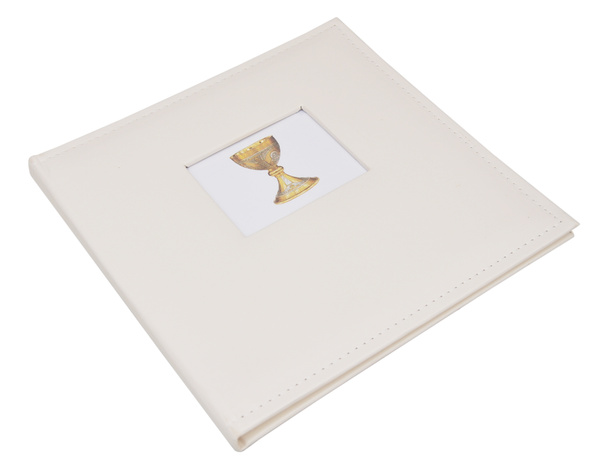 Album na zdjęcia do wklejania 10 kart 20 stron tradycyjny DBCSS10 WHITE KOMUNIA - kremowy - Kremowe karty - KOMUNIJNY
