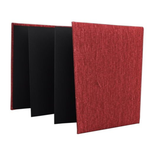 Album harmonijka typu jamnik 15x20/12 - LP-1285 CANVAS - Bordowy