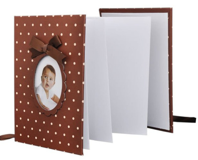 Album harmonijka typu jamnik 13x18/12 - YOUNG CHILD - dziecięcy - Brązowy