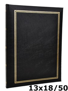 Album na 50 zdjęć do wsuwania - zdjęcia w rozmiarze 13x18 cm CLASSIC - Czarny