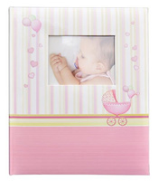 Album tradycyjny DBCS20 - BABY CHART - Różowy - Różowe Karty