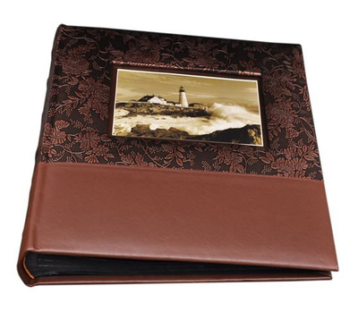 Duży Album Tradycjny SMART 50 kart - Miedziany - CZARNE KARTY