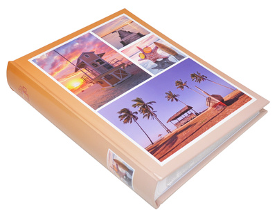 Album na zdjęcia w rozmiarze 10x15 cm - 200 zdjęć do wsuwania - SUNSET - Pomarańczowy - widoki - zachód słońca