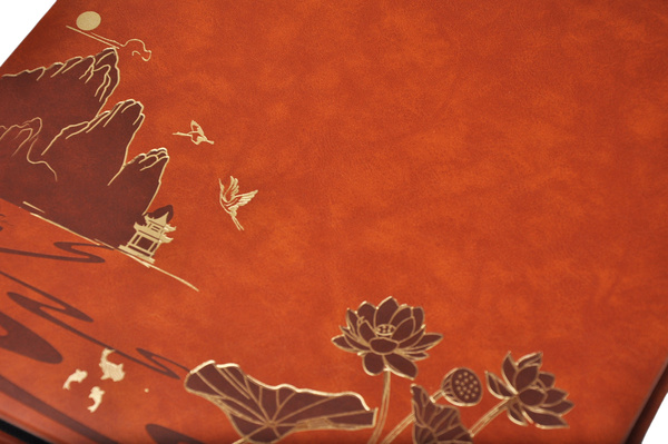 Wyrafinowany Album na 500 zdjęć do wsuwania w formacie 10x15 cm - 10x15/500 LOTUS POND BROWN- brązowy - ekoskóra