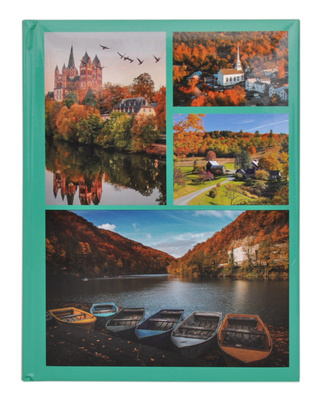 Album na zdjęcia w rozmiarze 10x15 cm - 200 zdjęć do wsuwania - JUN - Turkusowy - widoki - góry