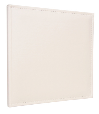 Album na zdjęcia do wklejania 10 kart 20 stron tradycyjny DBCSS10 WHITE - kremowy -  CZARNE KARTY