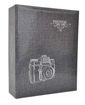 Album na zdjęcia 304 zdjęcia w rozmiarze 10x15 cm  CAMERA - 10x15/304 - klejony - grafitowy - aparat