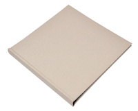Album na zdjęcia do wklejania - tradycyjny DBCSS20 LINEN SAND - Piaskowy - CZARNE KARTY - 40 kart 20 stron - materiałowa okładka