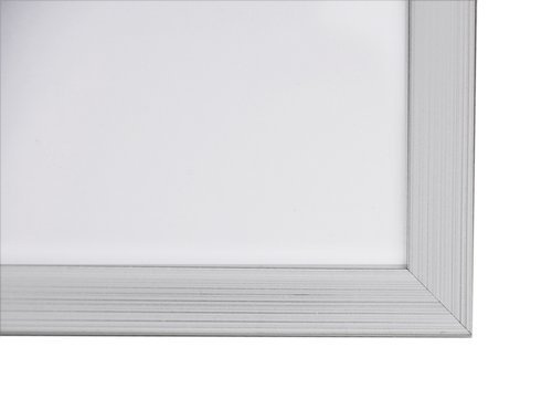 Ramka na zdjęcia w formacie 30x40cm - Srebrna - Milano - ramka z szybką z plexi