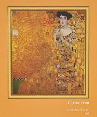 Album na 200 zdjęć w rozmiarze 10x15 cm - pomarańczowy - Adele - obraz - Gustaw Klimt