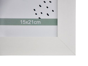 Ramka drewniana format 15x21 cm- kolor kremowy - UB15